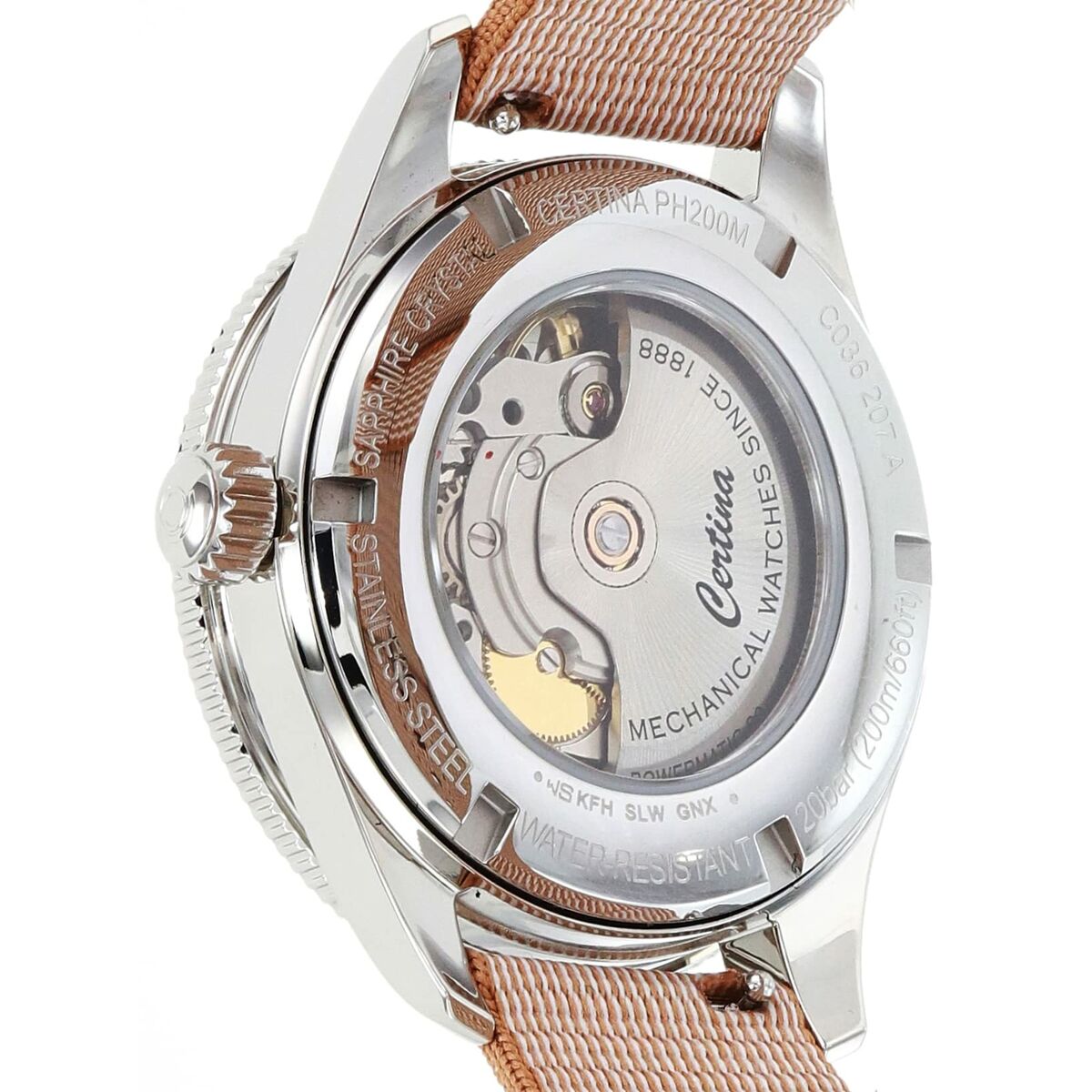 Reloj Hombre Certina C0362071810600 (Ø 39 mm)