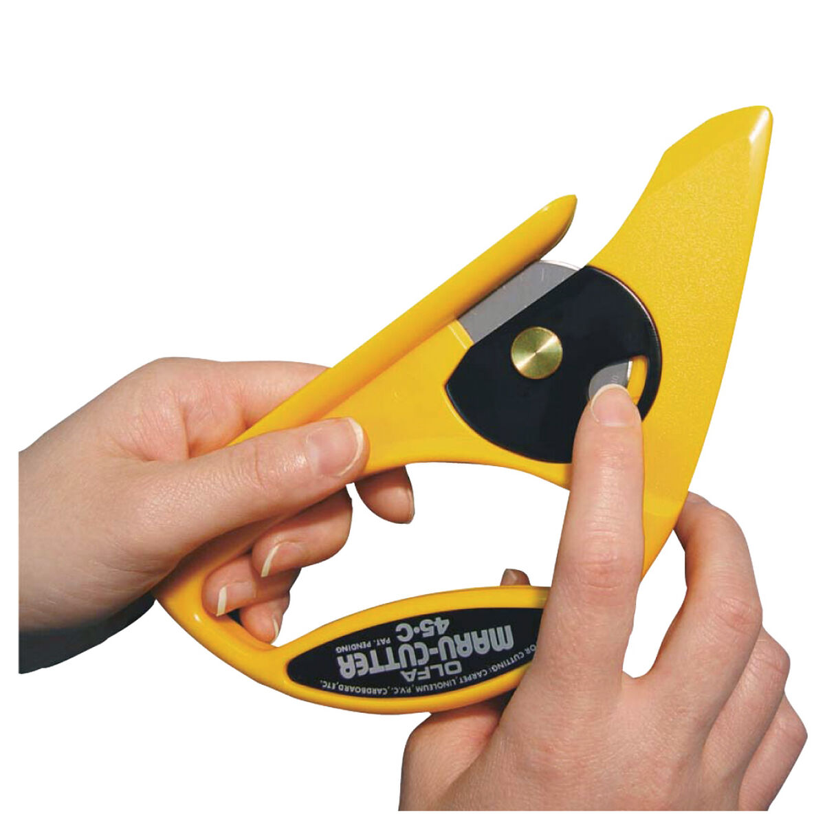 Cúter Olfa Amarillo Acero 45 mm