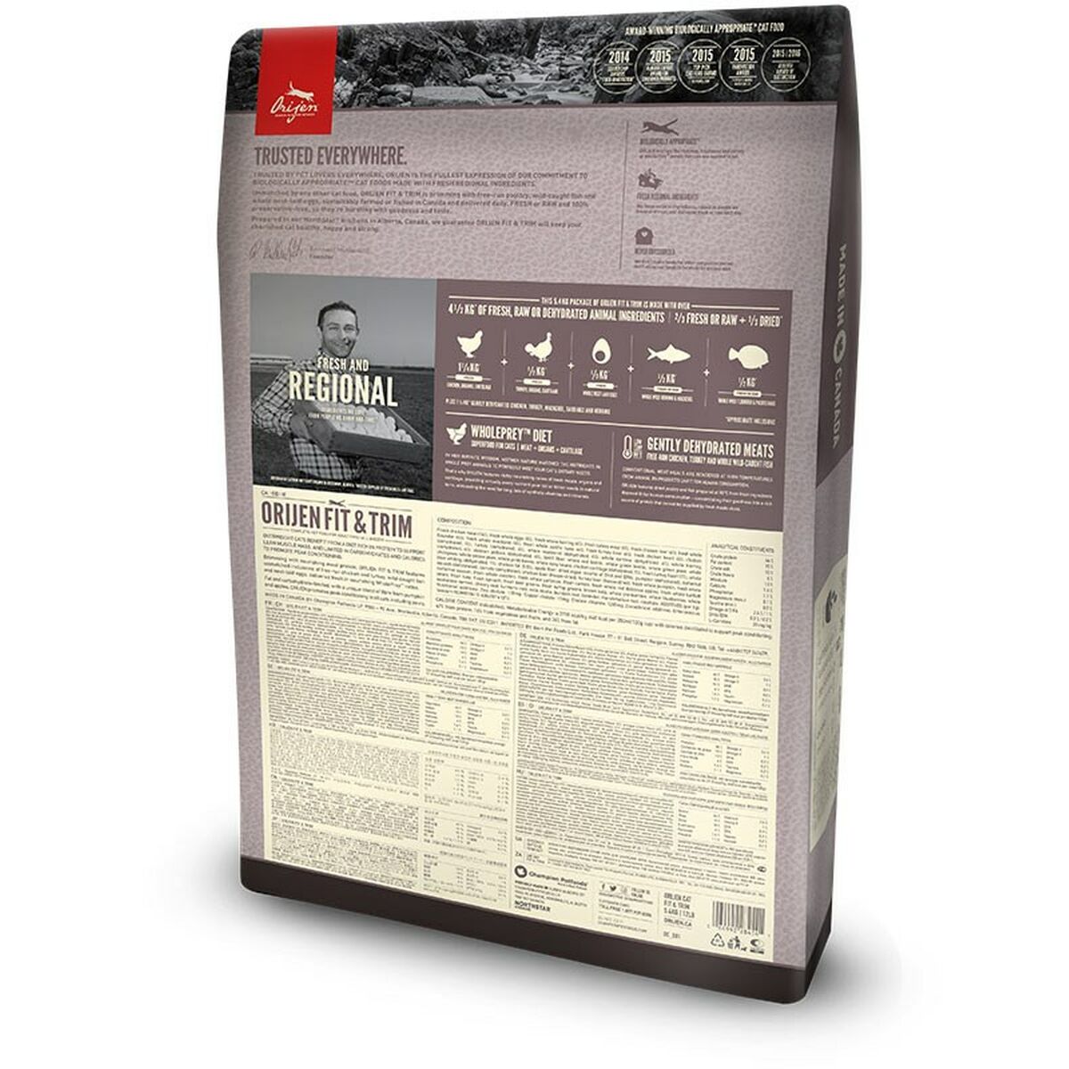 Comida para gato Orijen Pollo Pavo 5,4 kg