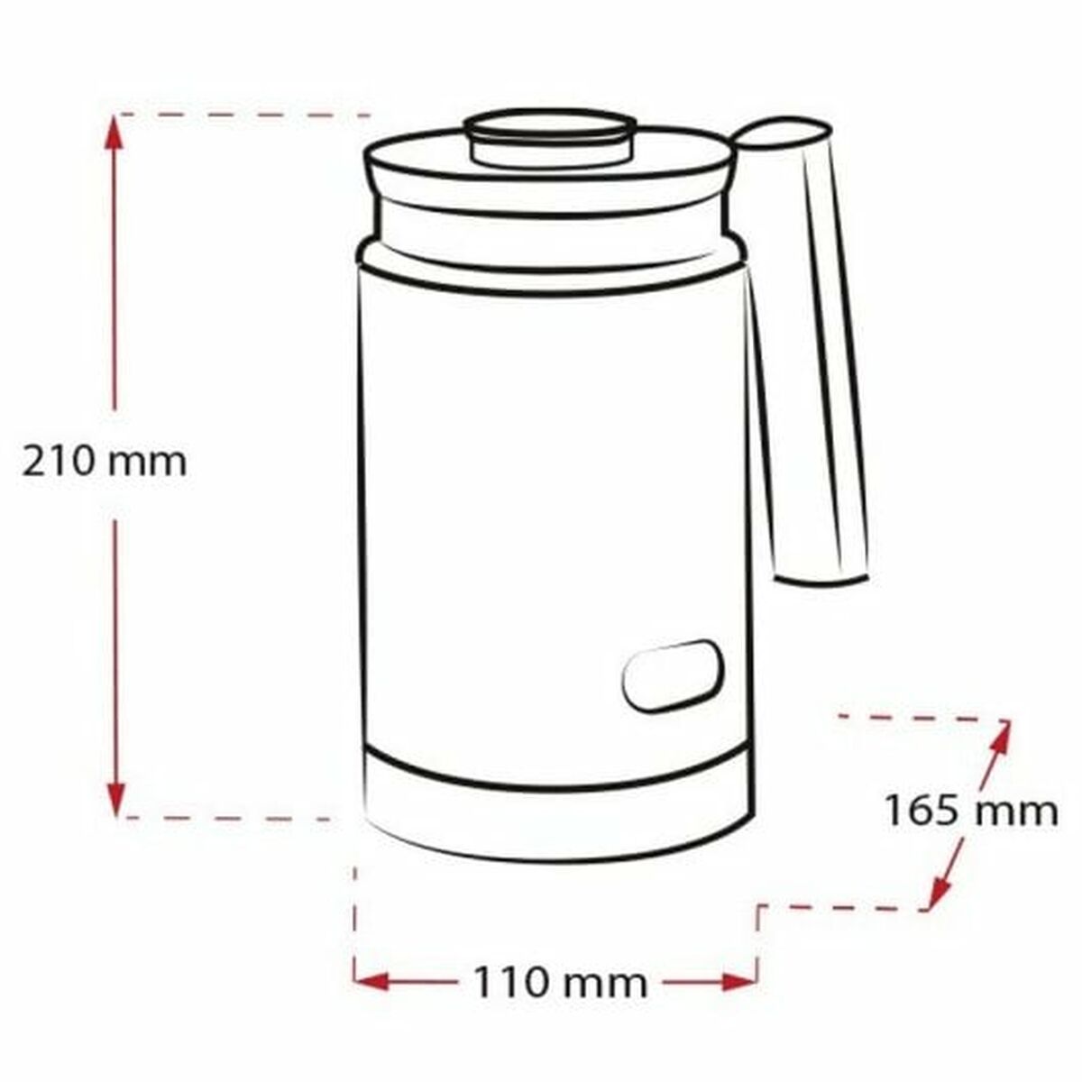 Mini Batidora Espumadora Melitta 1014-02 Negro 450 W 200 ml