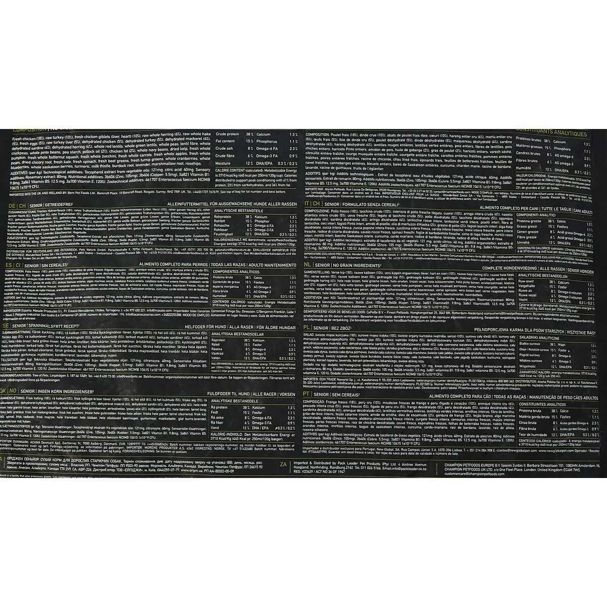 Pienso Orijen Senior Pollo Pavo Pescado 6 Kg