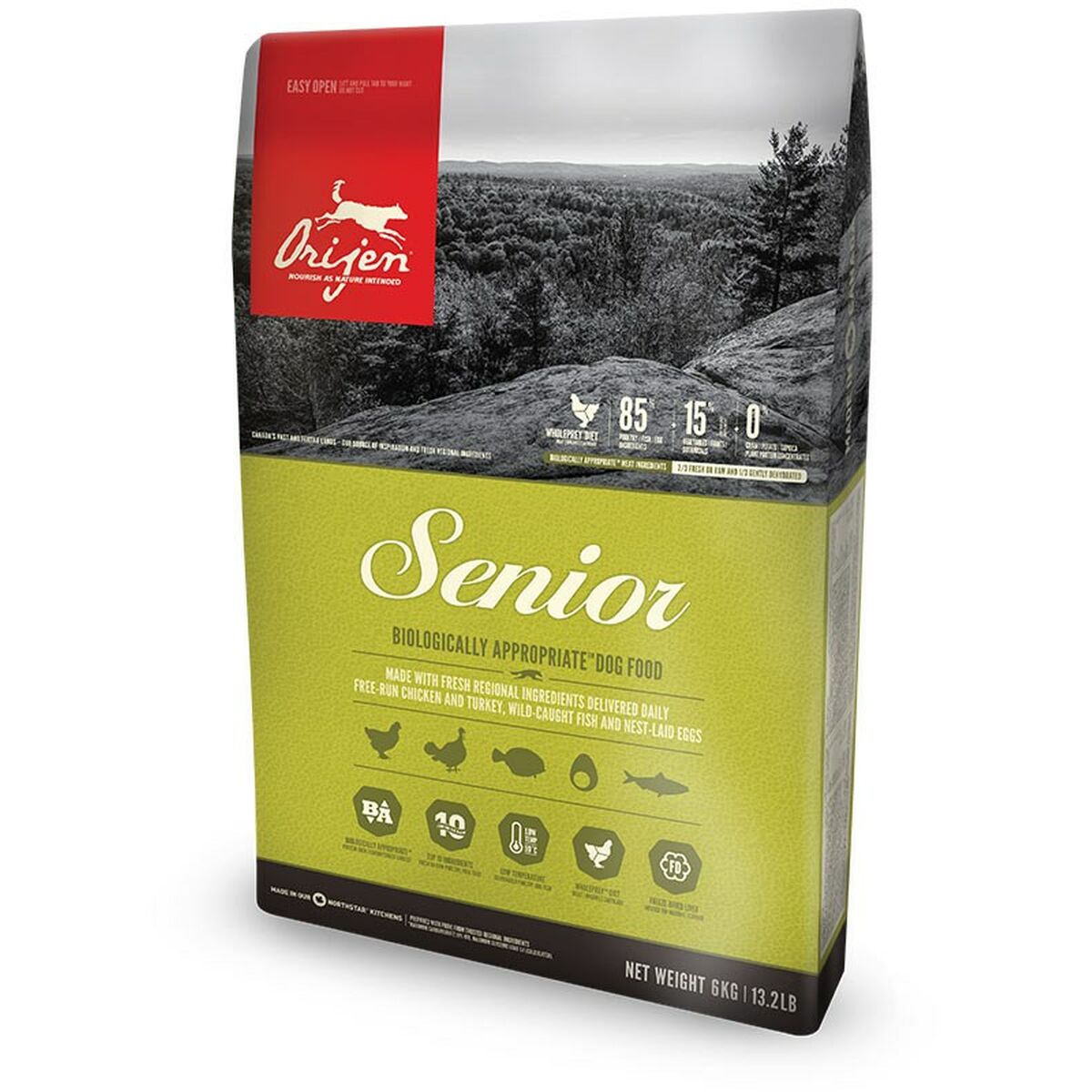 Pienso Orijen Senior Pollo Pavo Pescado 6 Kg