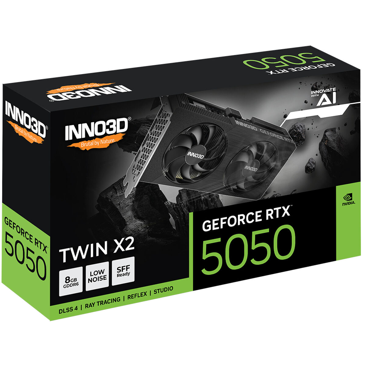 Tarjeta Gráfica INNO3D N50502-08D6-174071N GEFORCE RTX 5050 8 GB GDDR6