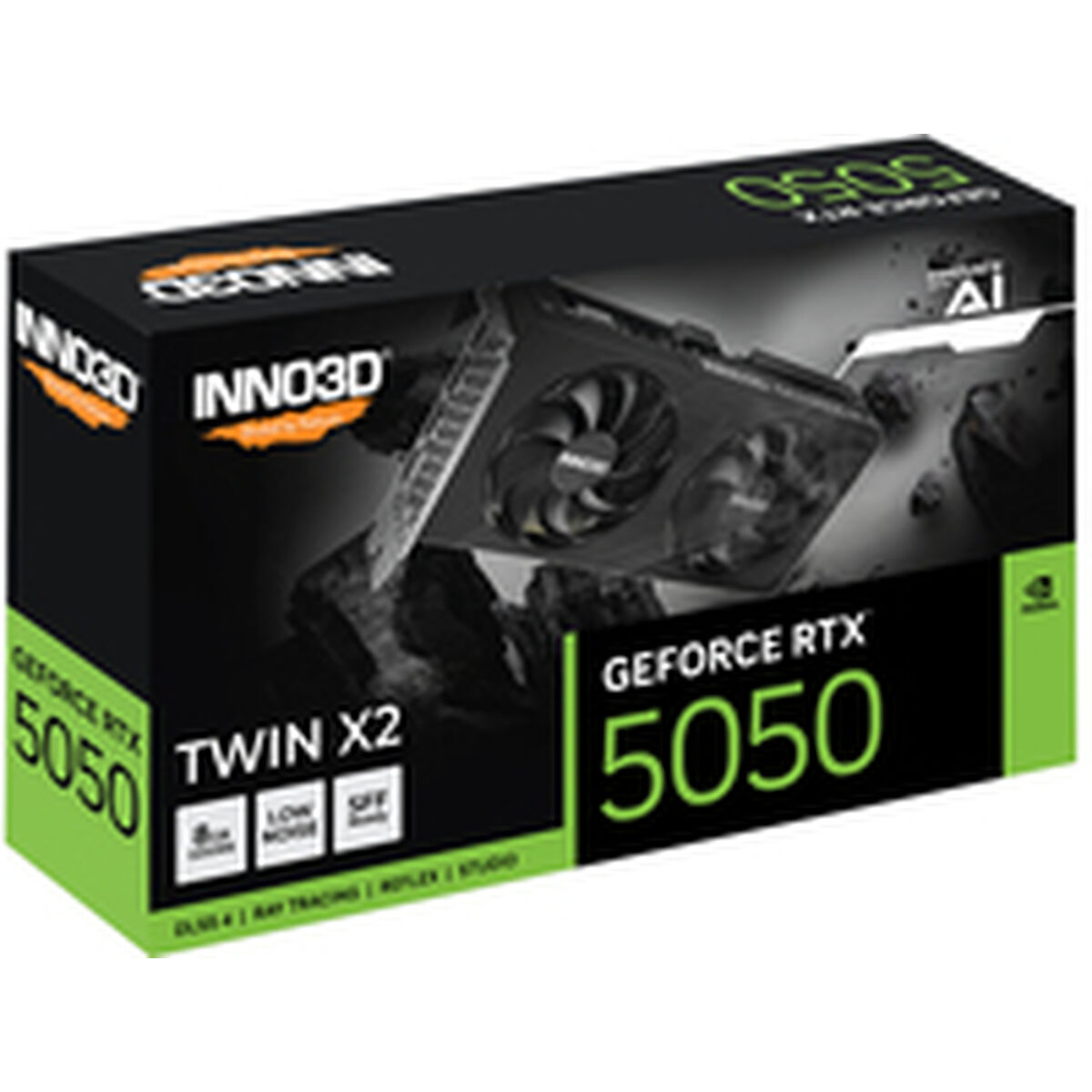 Tarjeta Gráfica INNO3D N50502-08D6-174071N GEFORCE RTX 5050 8 GB GDDR6
