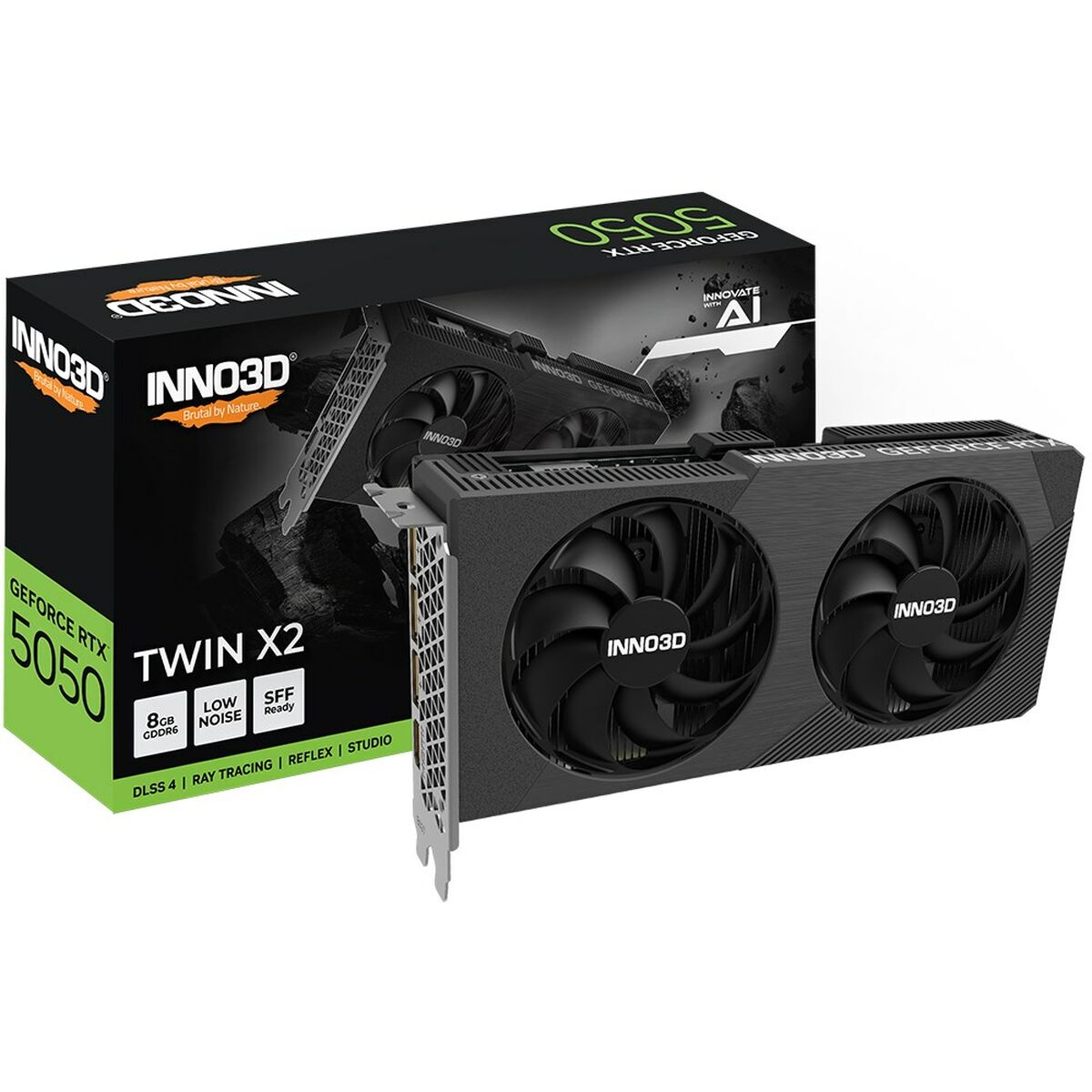 Tarjeta Gráfica INNO3D N50502-08D6-174071N GEFORCE RTX 5050 8 GB GDDR6
