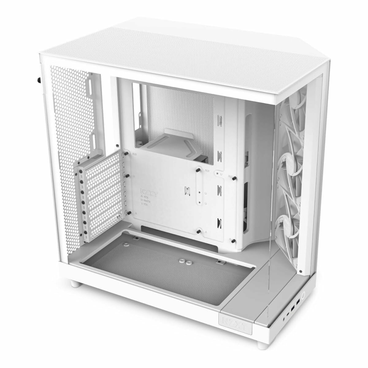 Caja Semitorre ATX NZXT CC-H61FW-01 Blanco