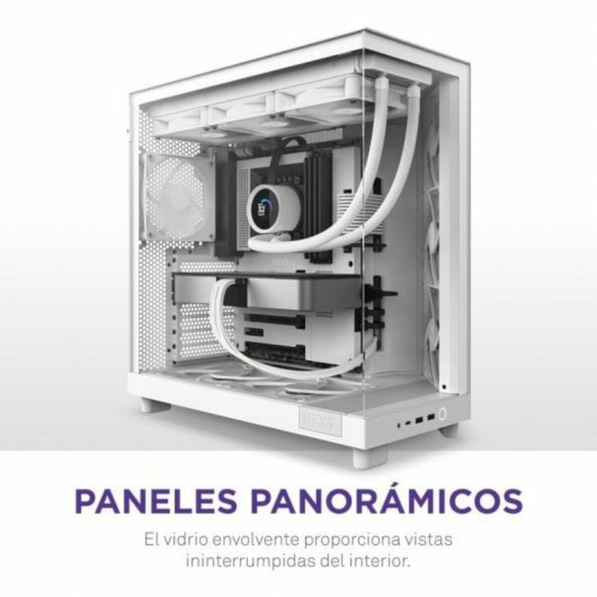 Caja Semitorre ATX NZXT CC-H61FW-R1 Blanco