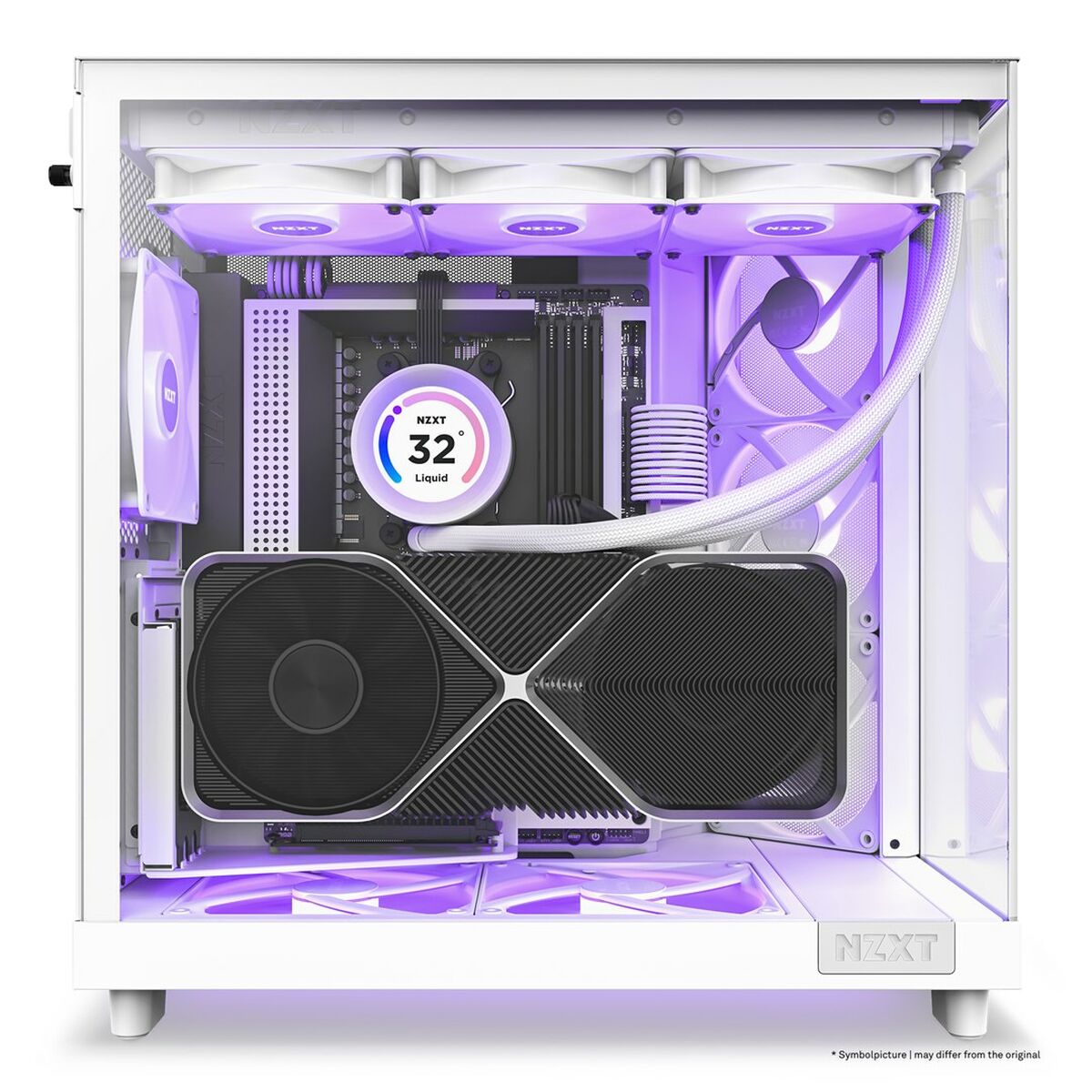 Caja Semitorre ATX NZXT CC-H61FW-R1 Blanco