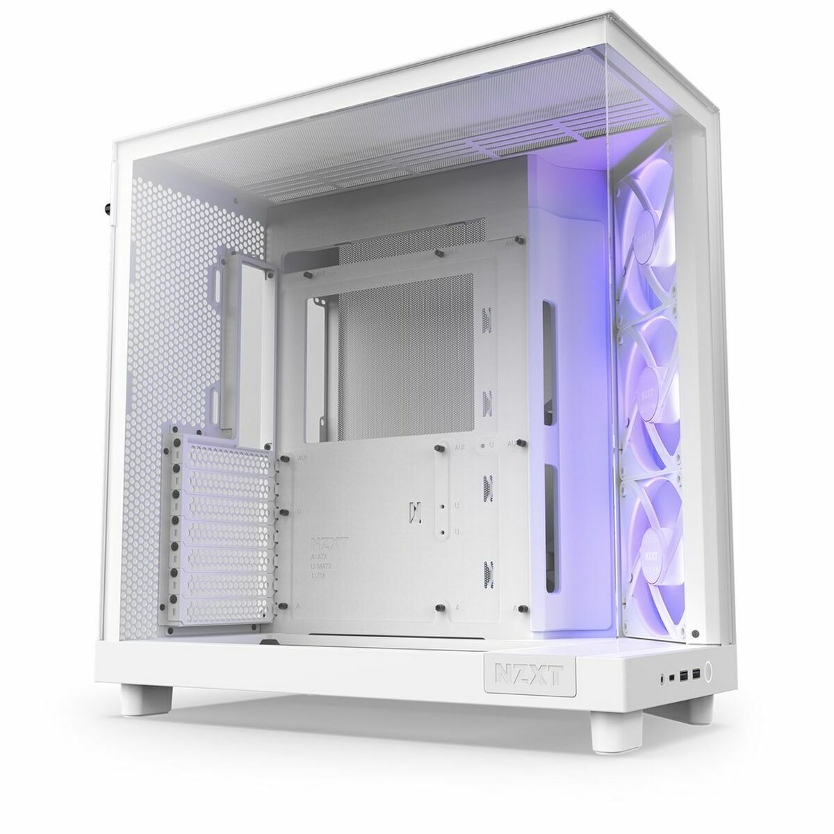 Caja Semitorre ATX NZXT CC-H61FW-R1 Blanco