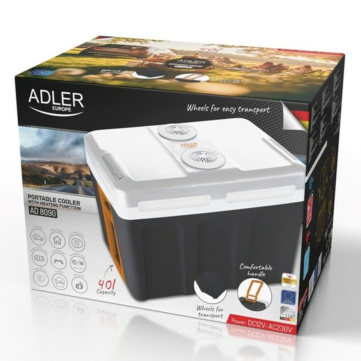 Mini Nevera Adler AD 8090 40 L