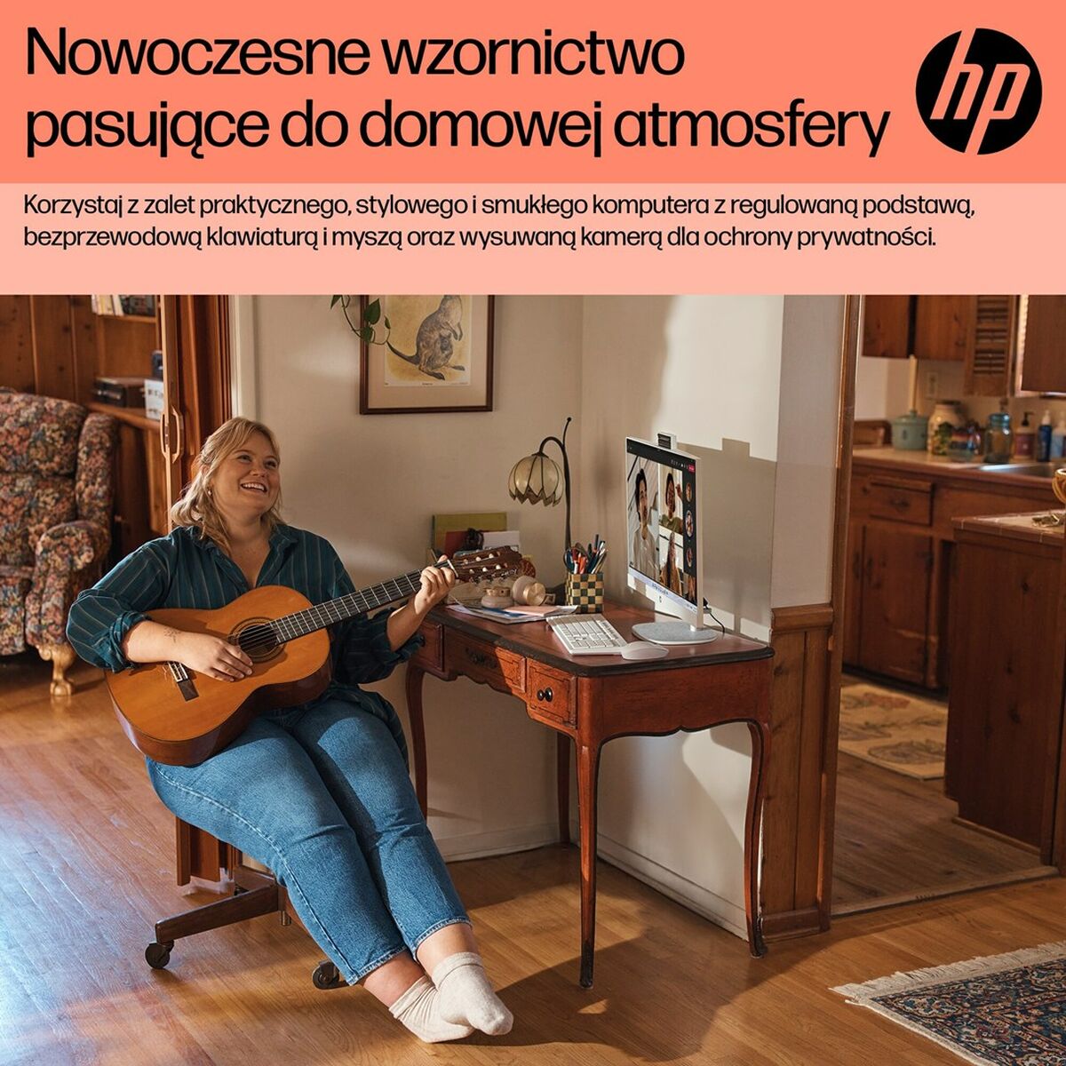 All in One HP 9U2J8EA 23,8" AMD Ryzen 5 7520U 16 GB RAM 512 GB SSD