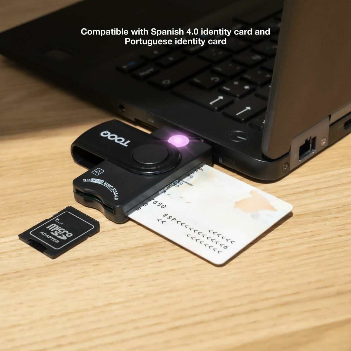 Lector de Tarjetas TooQ TQR-3012B