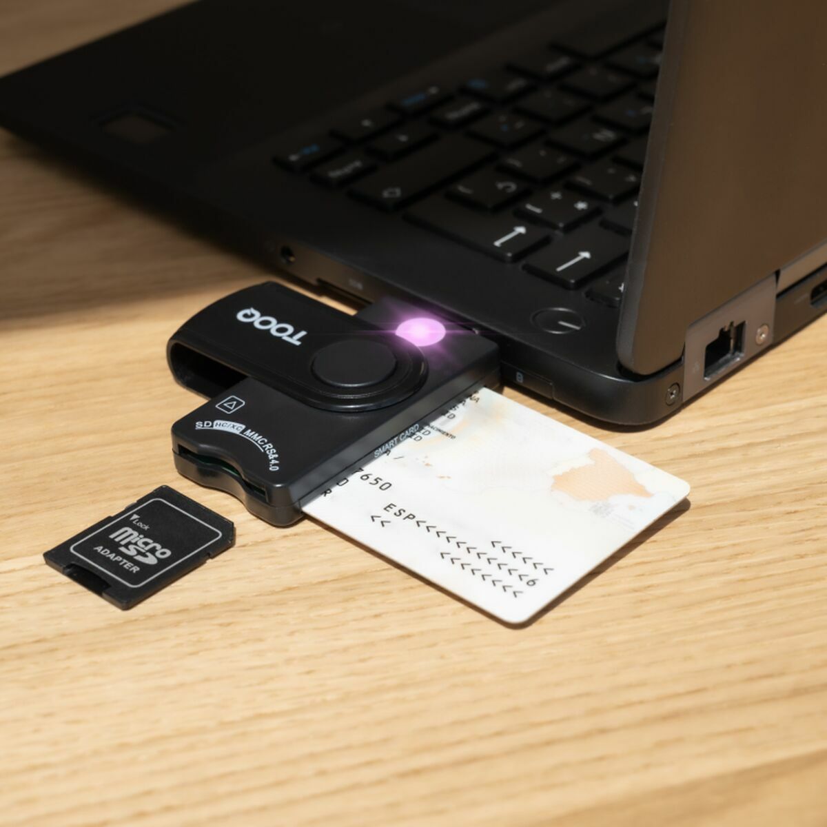 Lector de Tarjetas TooQ TQR-3012B