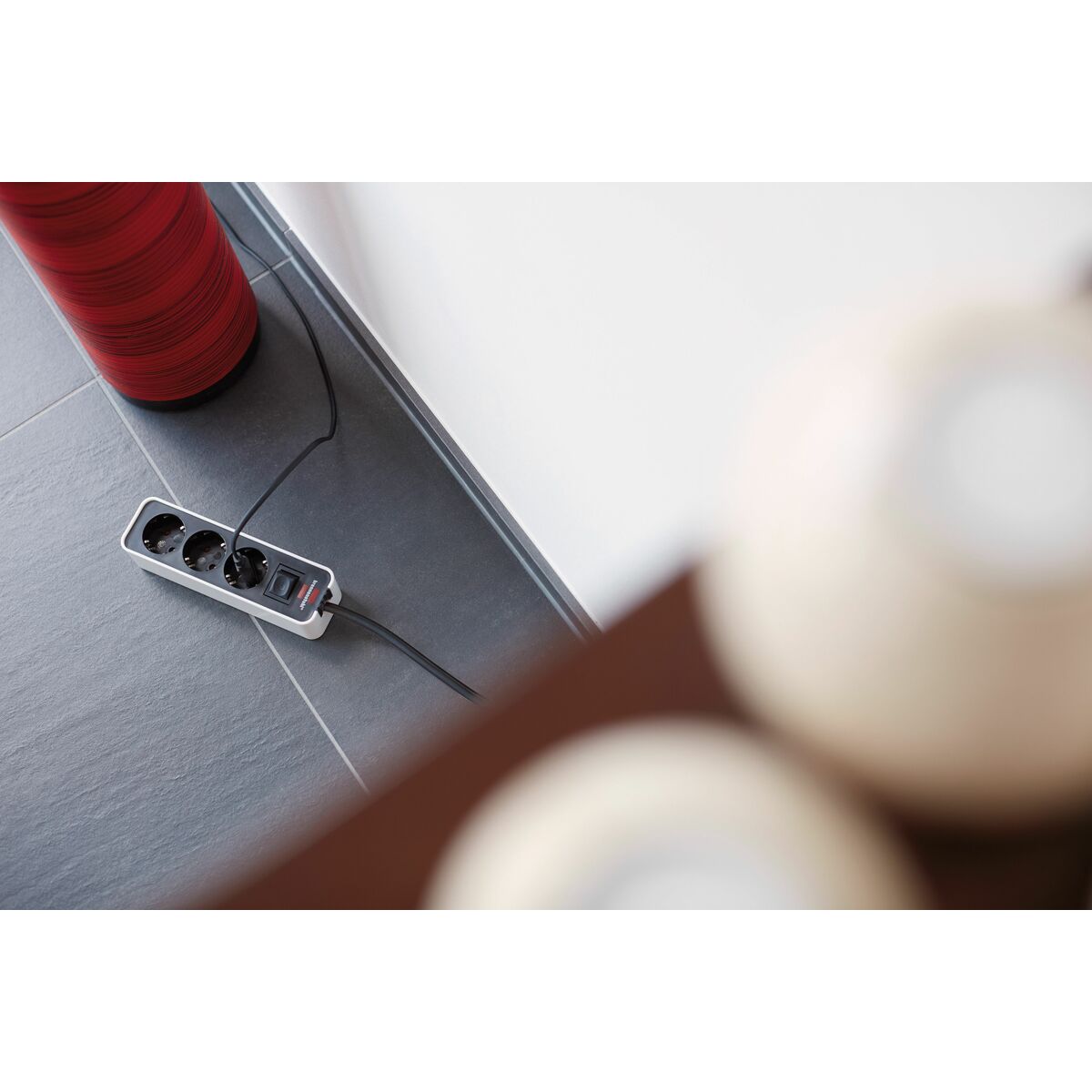 Regleta Enchufes 3 Tomas con Interruptor Brennenstuhl Ecolor 3600 W (1,5 m)