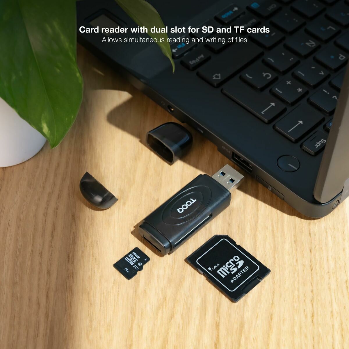 Lector de Tarjetas TooQ TQR-3002B Negro