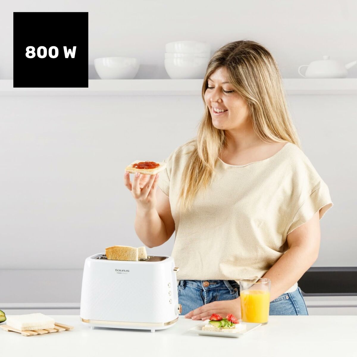 Tostadora Taurus 960707000 Blanco 800 W