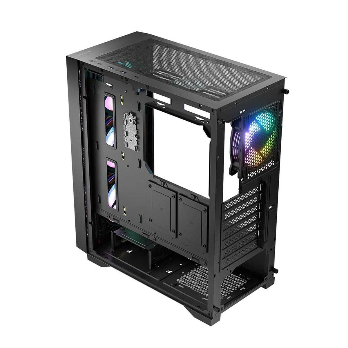 Caja Semitorre ATX Logic AT-DART-PRO-ARGB-10 Negro