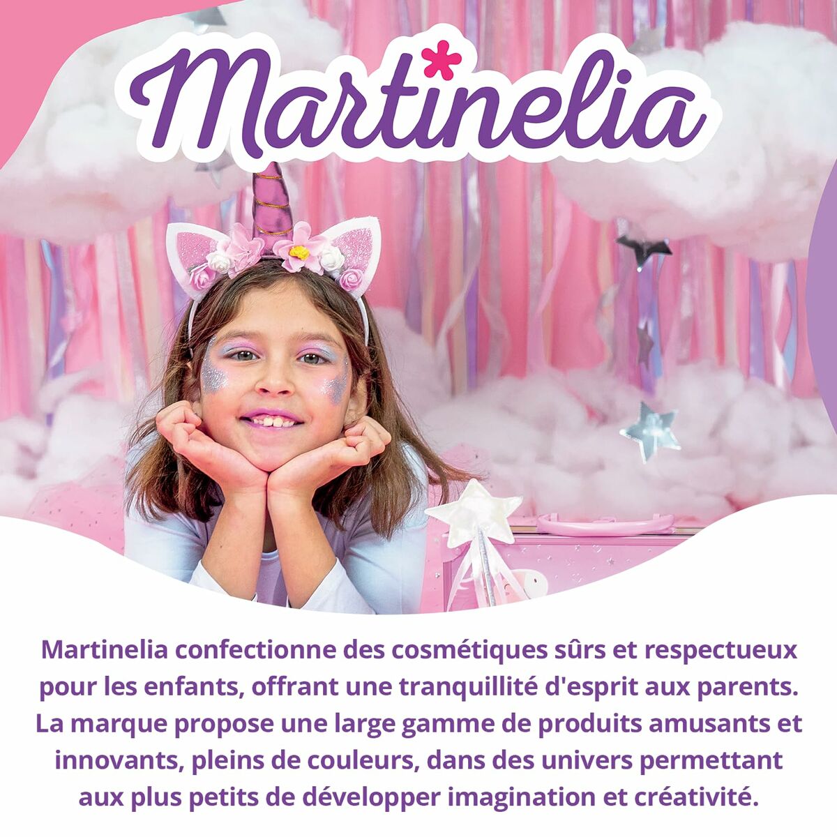 Set de Maquillaje Infantil Martinelia BRUMA BRILLANTE 4 Piezas