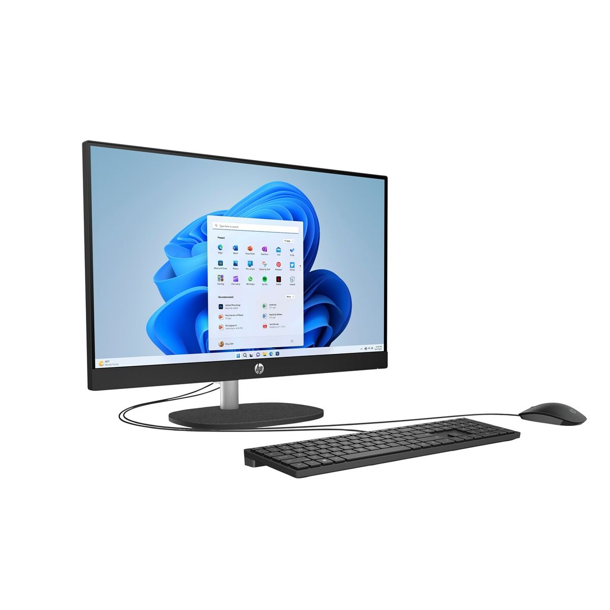 All in One HP 9U2K2EA 23,8" AMD Ryzen 7 7730U AMD RYZEN™ 7 7730U 16 GB RAM 512 GB SSD