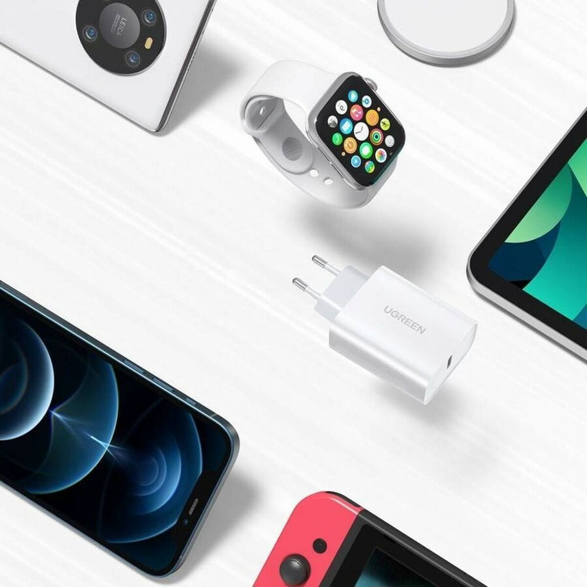 Cargador de Pared Ugreen 6957303864508 Blanco 20 W