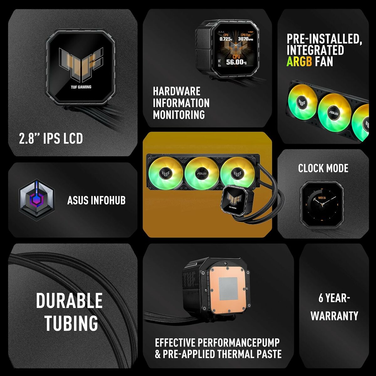 Kit de Refrigeración Líquida Asus 90RC01A1-B0EAY0