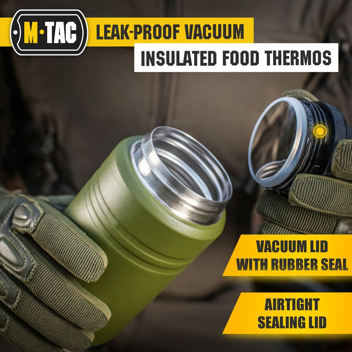 Termo M-TAC UN-R02-750A Oliva 750 ml