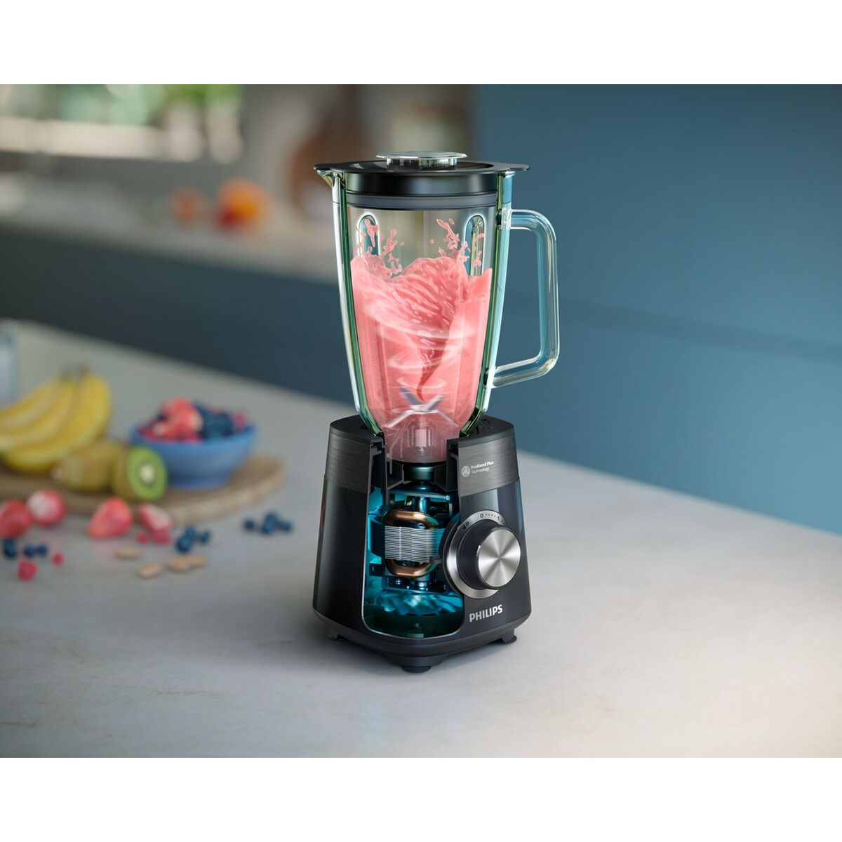 Batidora de Vaso Philips HR3030/00 Negro 1200 W 2 L