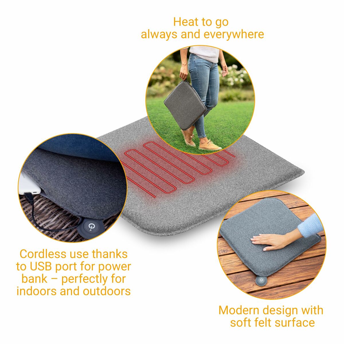 Manta Eléctrica Medisana 60276 Gris Poliéster Fieltro