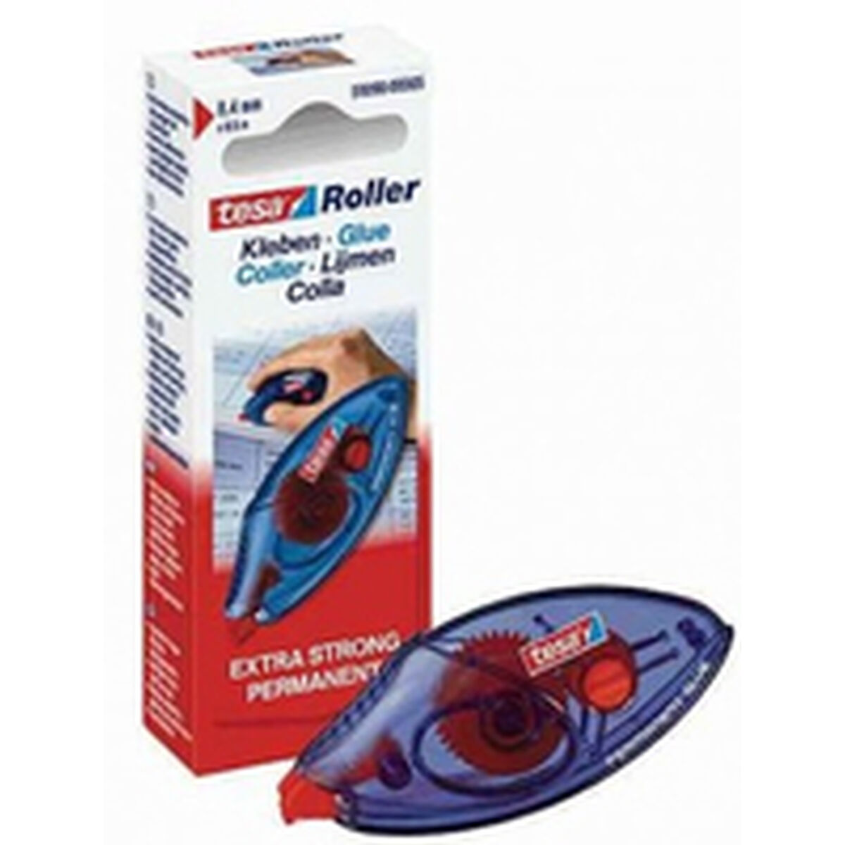 Pegamento TESA 59090-00005-03 Azul Transparente Incoloro Plástico Goma de borrar