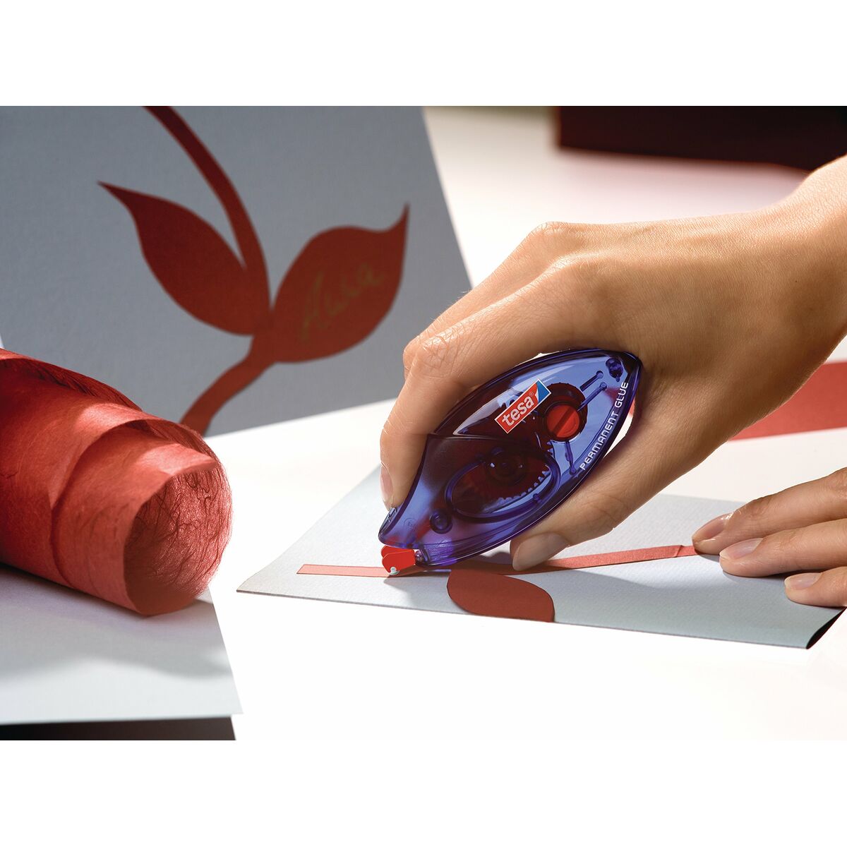 Pegamento TESA 59090-00005-03 Azul Transparente Incoloro Plástico Goma de borrar