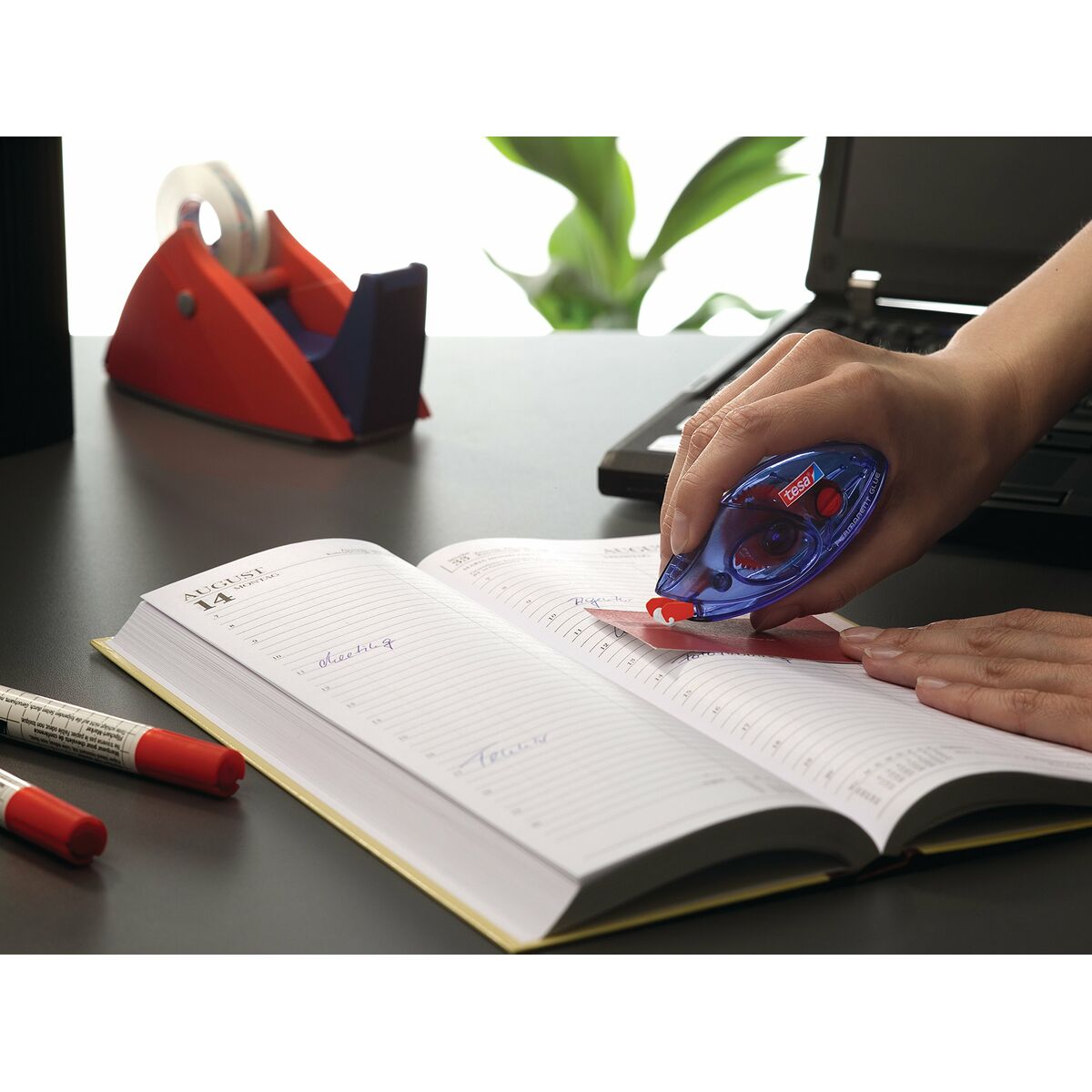 Pegamento TESA 59090-00005-03 Azul Transparente Incoloro Plástico Goma de borrar
