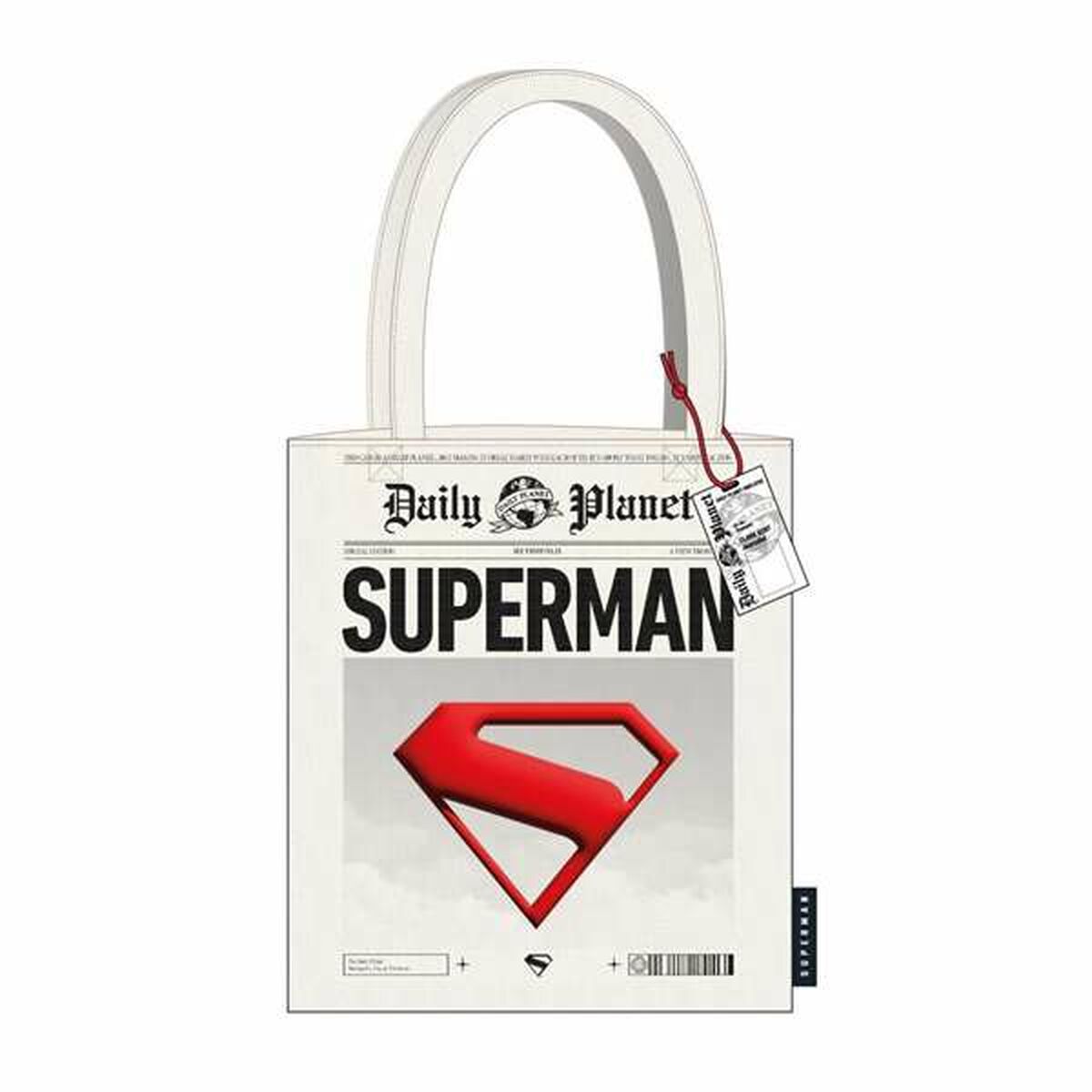 Bolso Bandolera Superman Beige
