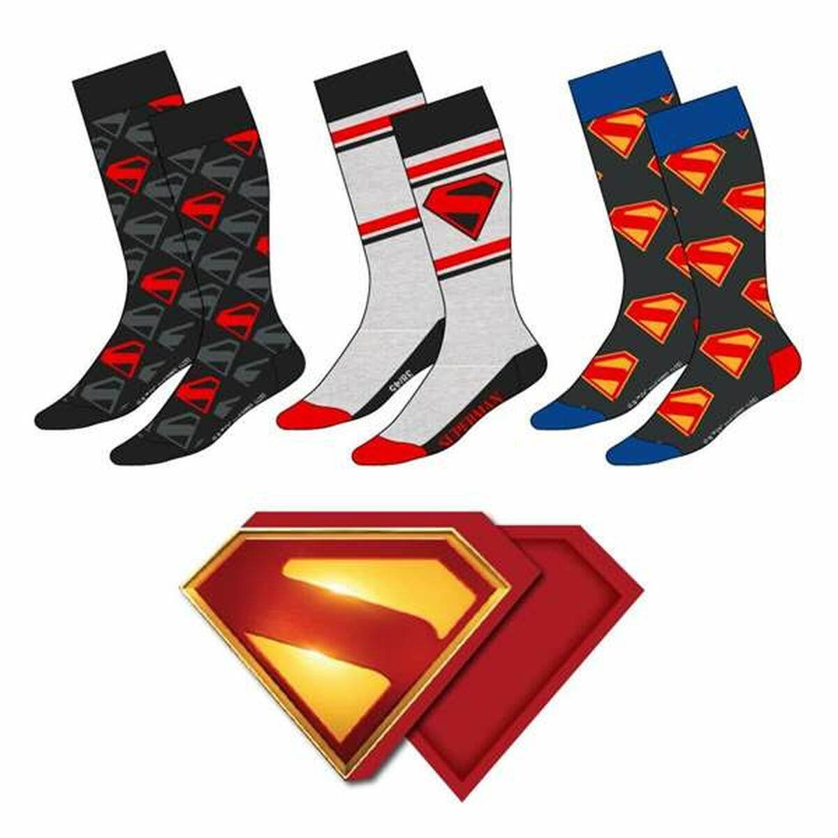 Calcetines Superman Multicolor 3 pares