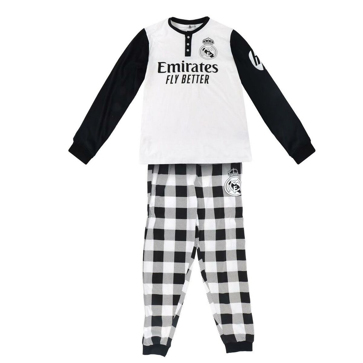 Pijama Infantil Real Madrid C.F. Blanco