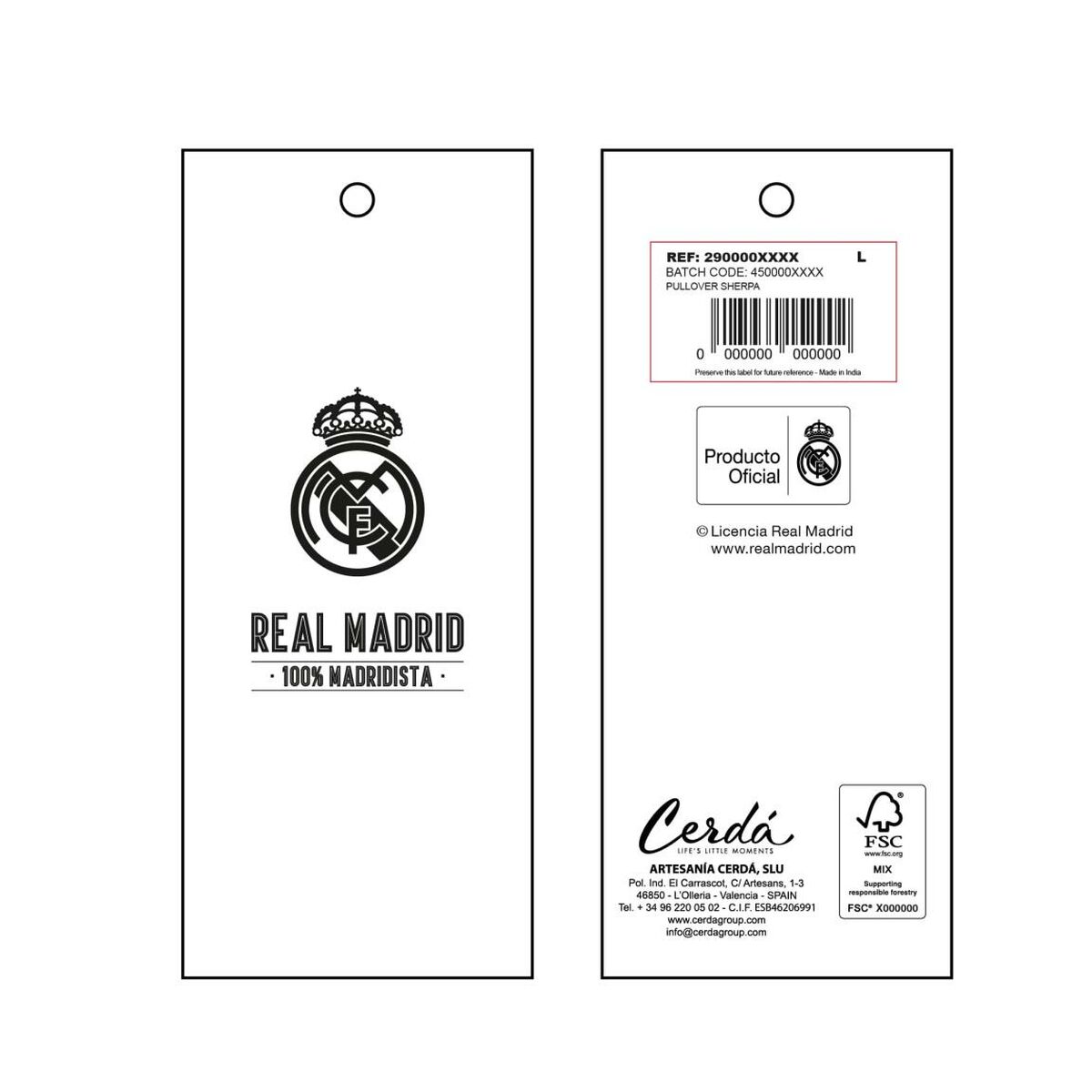 Pijama Infantil Real Madrid C.F. Blanco