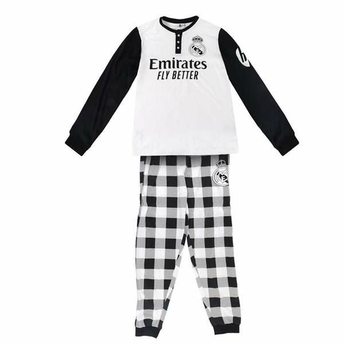 Pijama Infantil Real Madrid C.F. Blanco