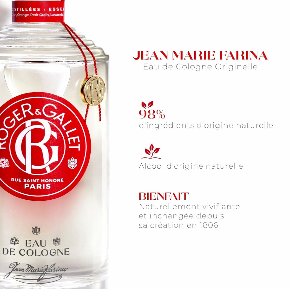 Perfume Unisex Roger & Gallet JEAN-MARIE FARINA Jean Marie Farina EDC 500 ml