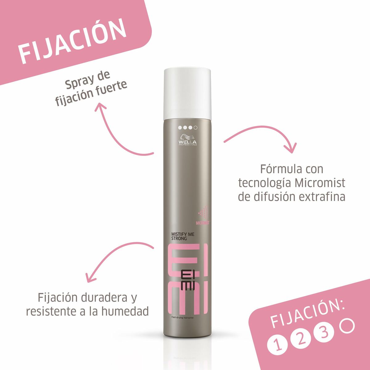 Spray de Fijación Fuerte Wella 81649981 500 ml