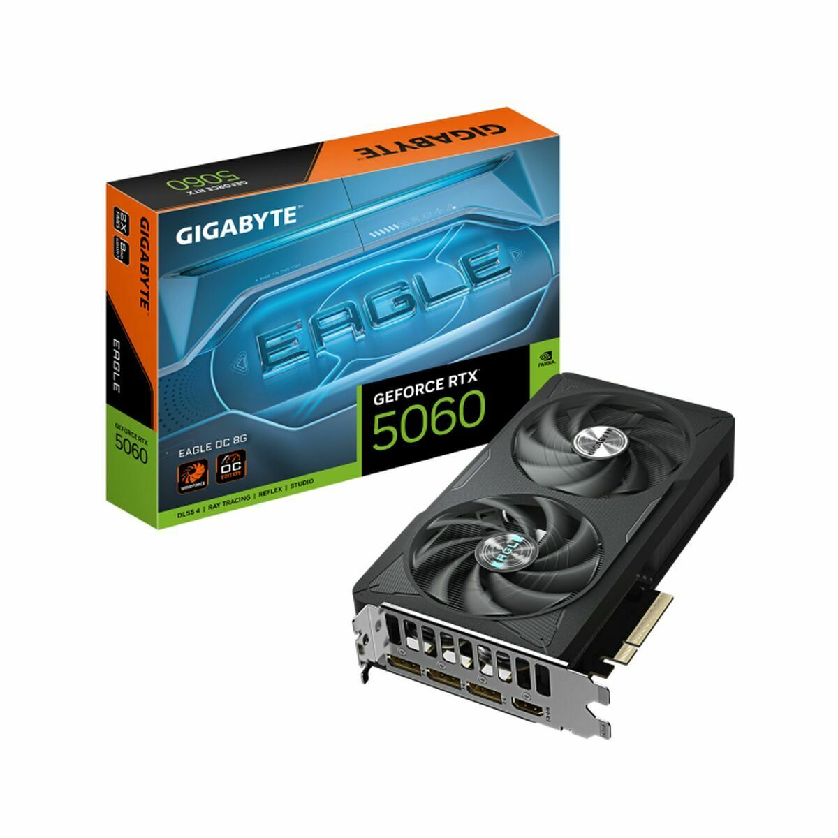 Tarjeta Gráfica Gigabyte 9VN5060EO-00-G10 GEFORCE RTX 5060 8 GB GDDR7