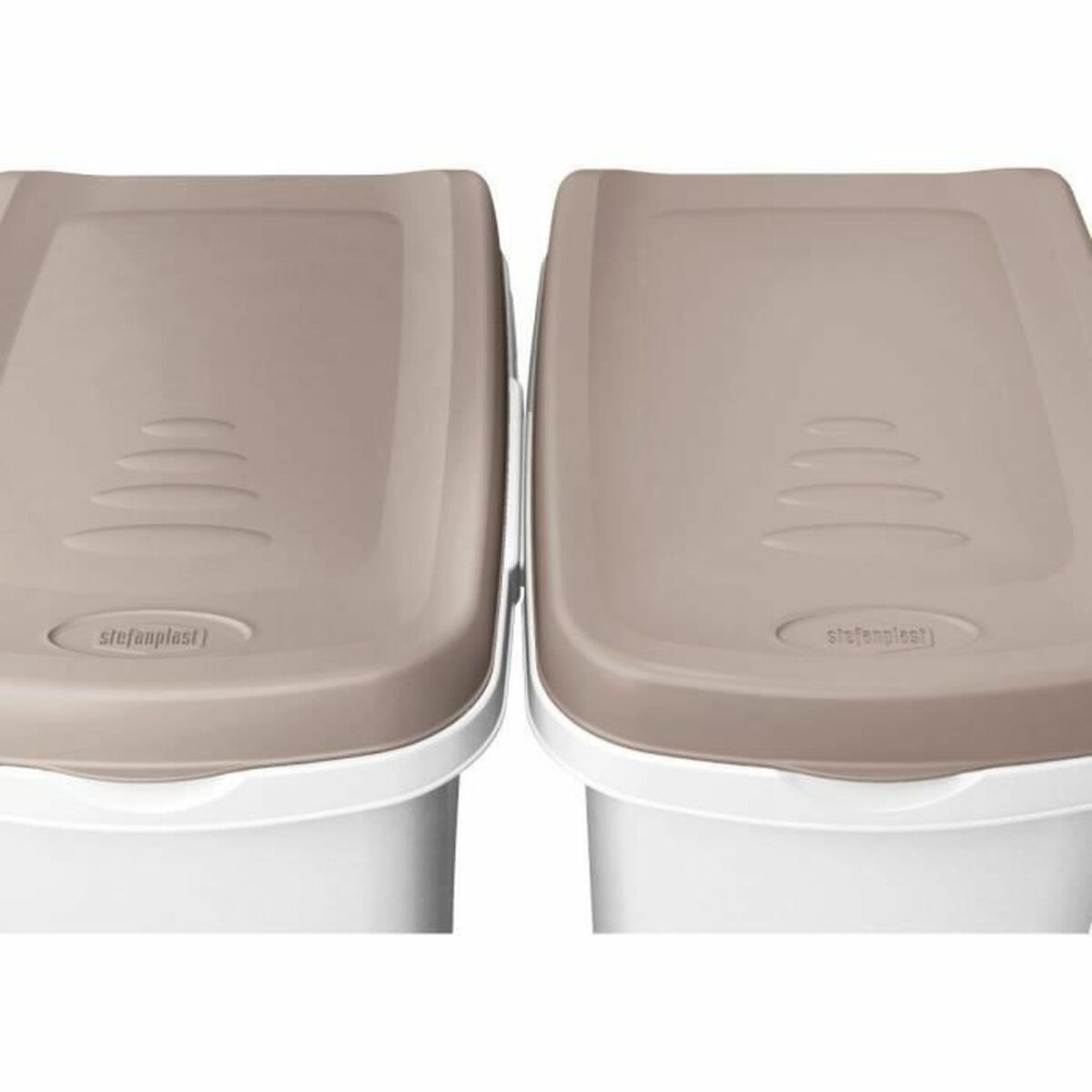 Bote de comida para mascotas Kerbl Blanco Marrón 15 L