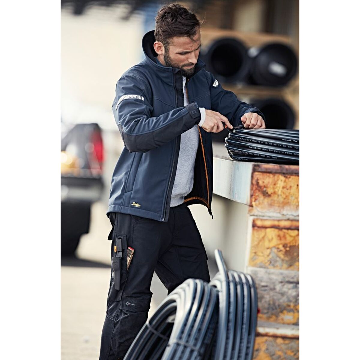 Chaqueta de trabajo Snickers Workwear Azul marino