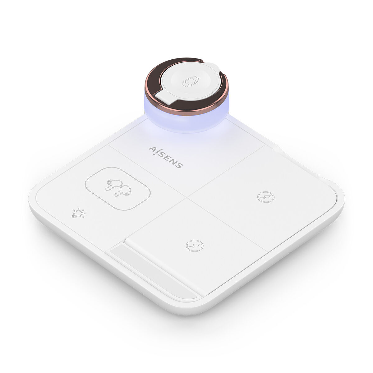 Cargador Inalámbrico Aisens ASCH-15W4WC061-W 15 W Blanco