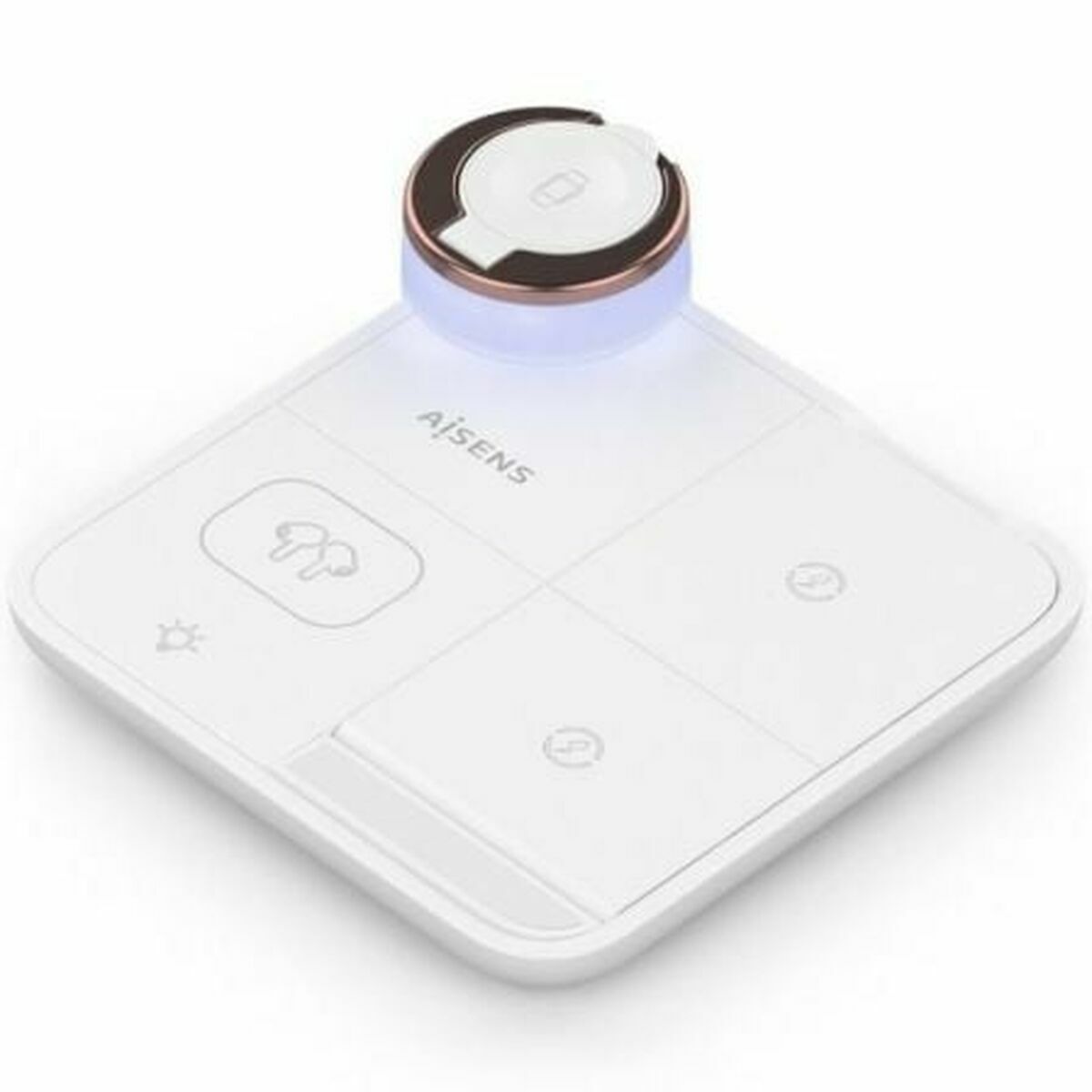 Cargador Inalámbrico Aisens ASCH-15W4WC061-W 15 W Blanco