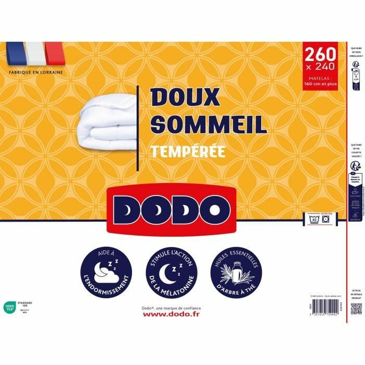 Relleno Nórdico DODO DOUX SOMMEIL Blanco 300 g/m² 240 x 260 cm
