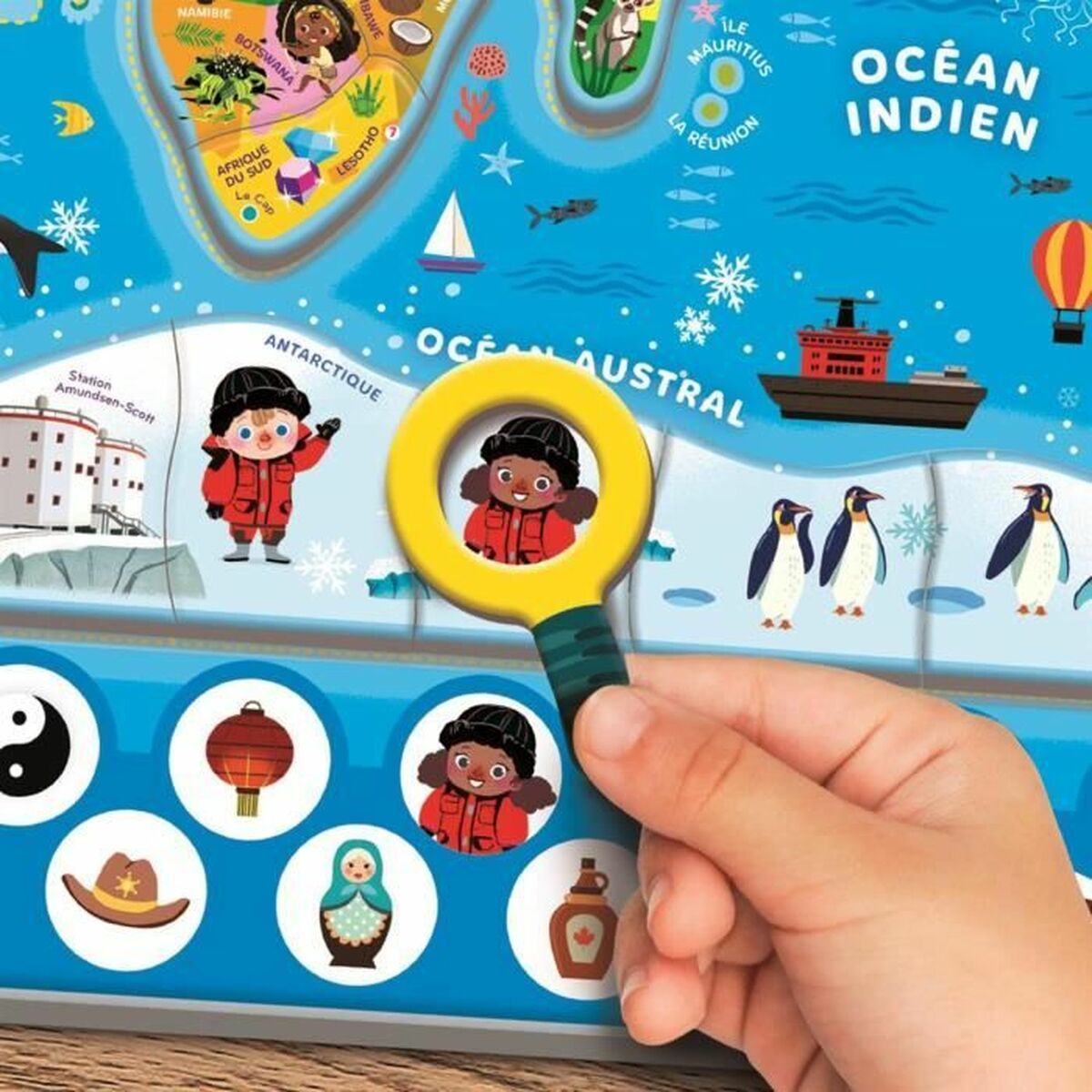 Puzzle Clementoni Magnético Mapamundi 110 Piezas