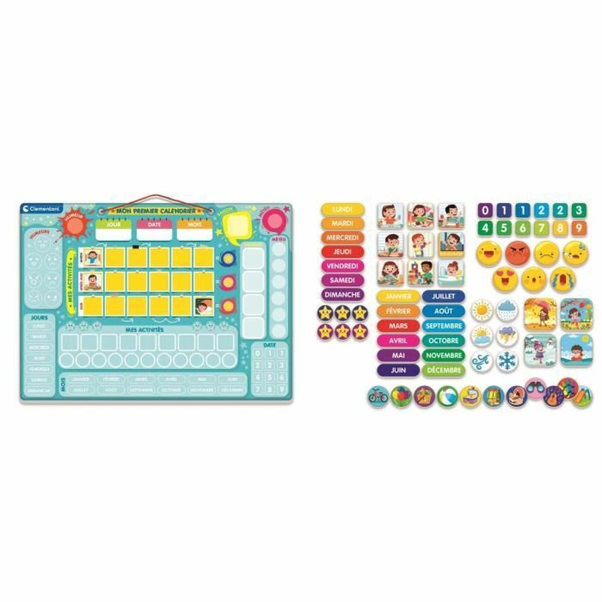 Calendario Clementoni Magnético 70 piezas