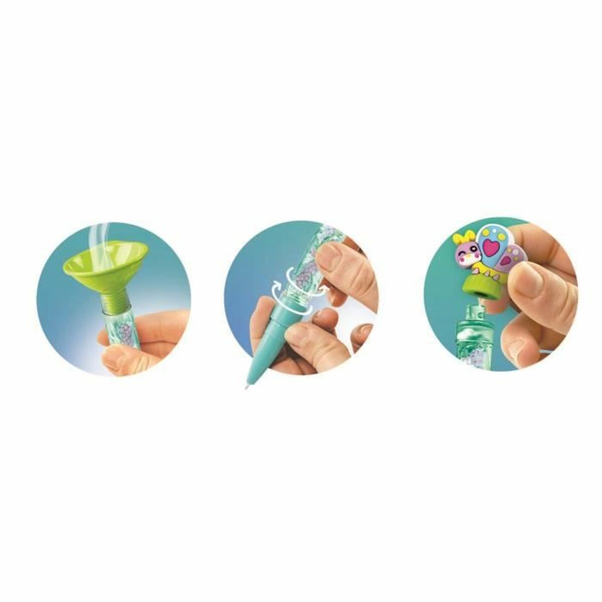 Juego de Manualidades Clementoni CReate you Pens Wonderful Butterflies