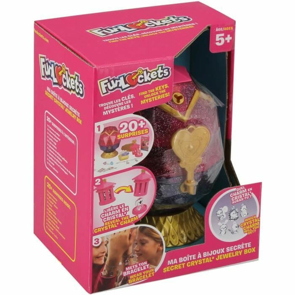 Caja-Joyero Funlockets Multicolor Plástico