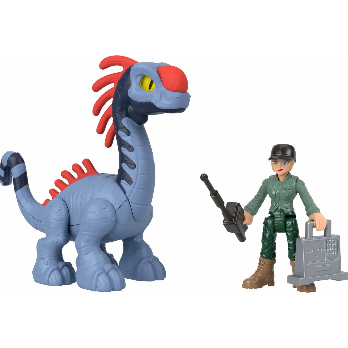 Playset Imaginext Jurassic World Multicolor 10 Piezas