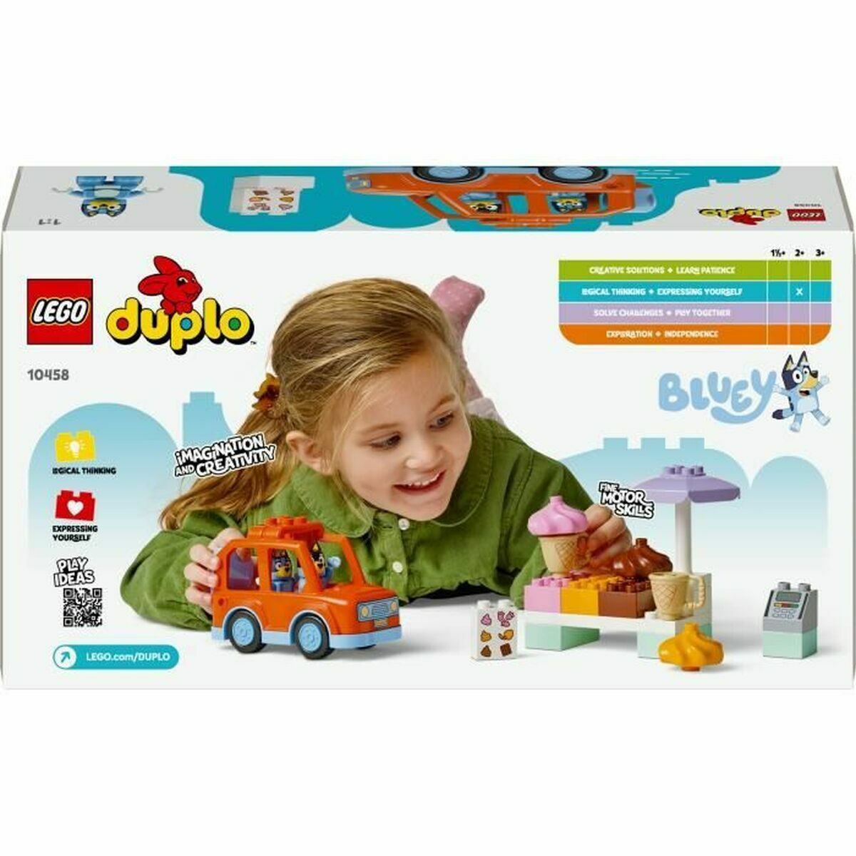 Juego de Construcción Lego Duplo 10458 Ice Cream Trip with Bluey 22 Piezas